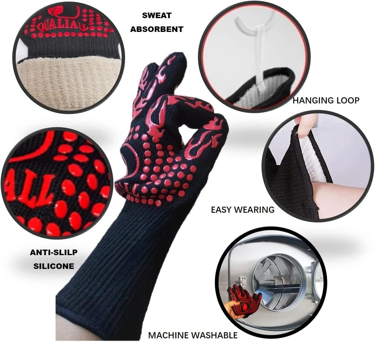 Heat Resistant Grill Gloves