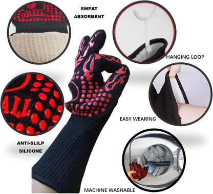 Heat Resistant Grill Gloves