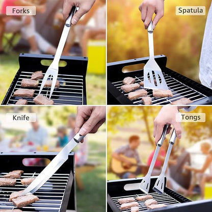 9-Piece Grill Tool Kit