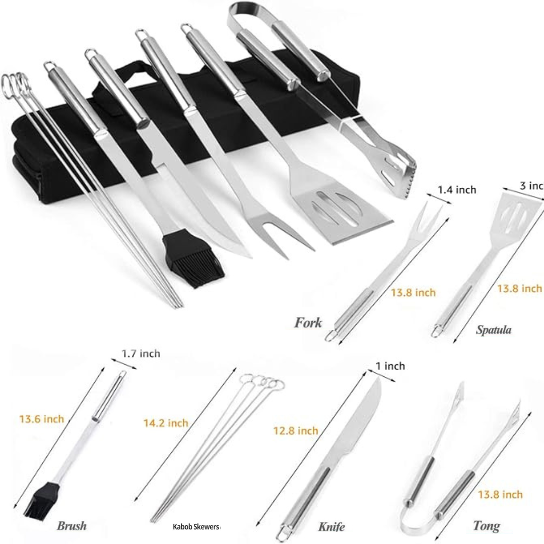 9-Piece Grill Tool Kit